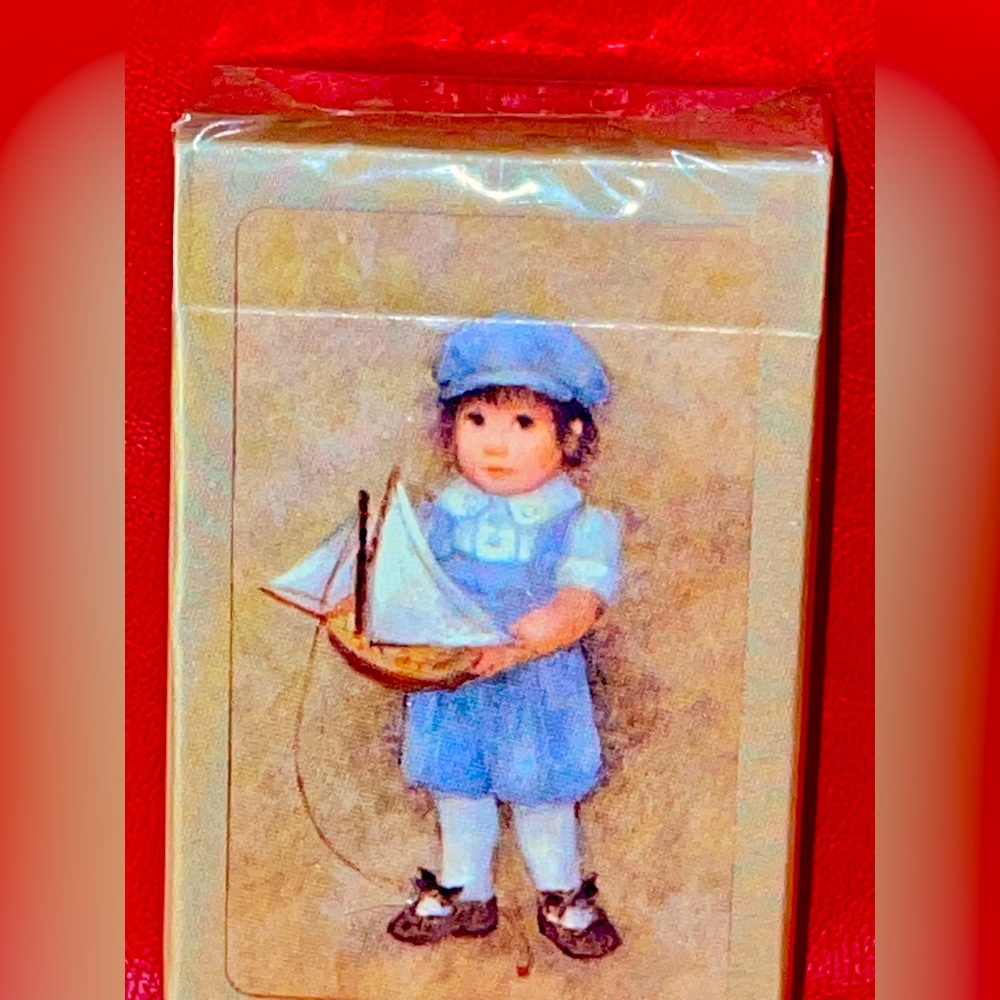 Hallmark Vintage Blue Boy Mini Playing Cards. Sealed.
